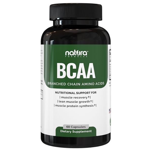 Natura Bcaa 60 Caps Nutritional Support Muscle Recovery