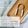 Boka Tongue Scraper for Adults & Kids with Case - Stainless Steel Tongue Cleaner w/Linen Travel Pouch - Scrubber to Remove Tongue Buildup and Freshen Breath (Pack of 1)