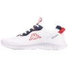 Kappa Unisex Amain Sneaker, White/Red, 5 UK