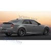 Matte Black Side Window Chrome Delete Overlay For Chrysler 300 2011-23 Pre-cut