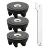 GLADFRESIT 3Pack Blender Coupler, Rubber Gear Spanner 9704230 Replacement Couplings Compatible with KitchenAid model KSB5 series