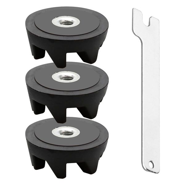 GLADFRESIT 3Pack Blender Coupler, Rubber Gear Spanner 9704230 Replacement Couplings Compatible with KitchenAid model KSB5 series