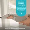 Homedics Modulair Compression Wrist Wrap Massager – Overlapped Compression Therapy with 4 Programs, Adjustable Intensity, Heat Settings, (Battery Sold Separately)