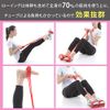 R-STYLE Stomach Slimming Home Stretch Abdominal Equipment Abs Exercise Back Muscle Training Rowing Machine Fitness Tube (Blue)
