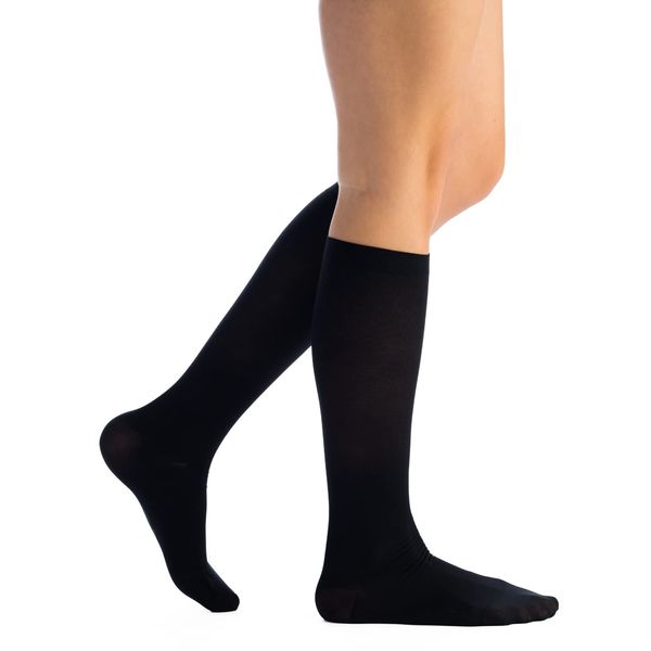 EvoNation Women’s Knee High 20-30 mmHg Graduated Compression Socks – Firm Pressure Compression Garment