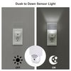 DEWENWILS Plug-in LED Night Light with Light Sensor Dusk-Dawn Bathroom Light