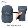 ELLEWIN Men's Baseball Cap UPF50 Hat W/Foldable Long Large Bill,One Size,D-Grey
