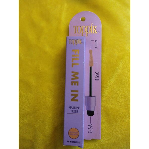 Toppik Hair Filler .  Med Blonde 0.176 Oz. NEW