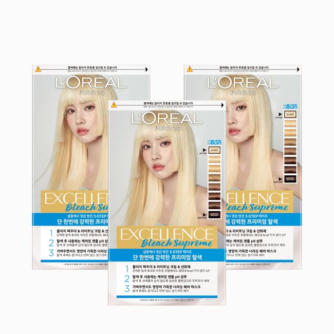 L&#39;Oréal Paris Excellence Bleach (self-bleaching) 3 pcs (guaranteed arrival)