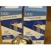Two LED Filament Bulb 4w E14-220v 2700k Half Chrome Edison Bulb Dimmable Mirror