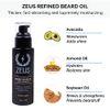 ZEUS Beard Starter Kit for Thick Beards, Natural Beard Shampoo, Beard Conditioner & Premium Refined Beard Oil (Verbena Lime) MADE IN USA