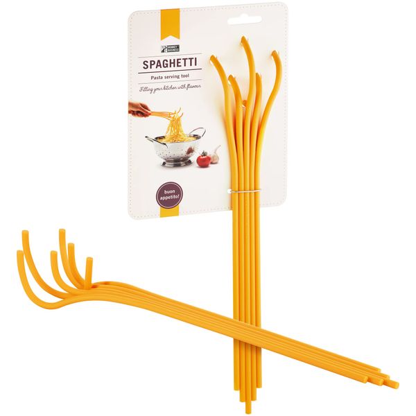 Lustiger Spaghetti-Löffel aus Kunststoff/Gabel aus einer Serie von Pasta-inspirierten Küchenhelfern | Cooler Pasta-Löffel zum Servieren von Pasta | Originelles Küchenzubehör | von Monkey Business