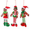 Traditional African American Elf Ornaments, 3 Assorted
