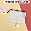 A5-22 PCS 9.49"x 7.09"Mesh Zipper Pouch Set，Resistant Document File Folders P...