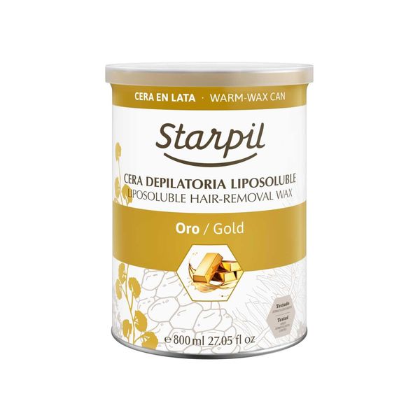 Gold Cera ORO Starpil Strip Wax, Tin 800 ml
