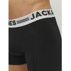 JACK & JONES Men's Sense Trunks Pack of 3 Boxer Shorts (Sense Trunks 3-pack) - Black 2, size: xl