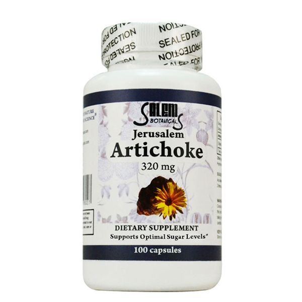 Jerusalem Artichoke Nutritional Supplement Capsules 100 Count Exp 2/2026