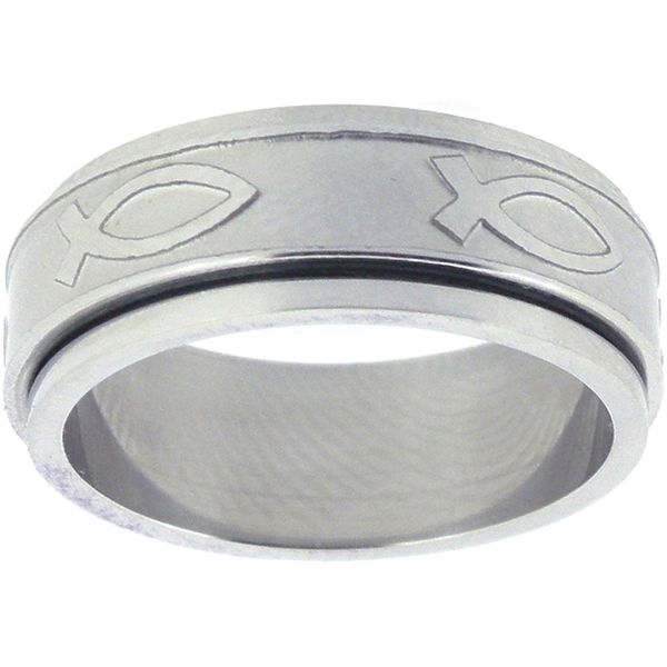 Ring - Ichthus Spinner - Style 304 - Sz 11