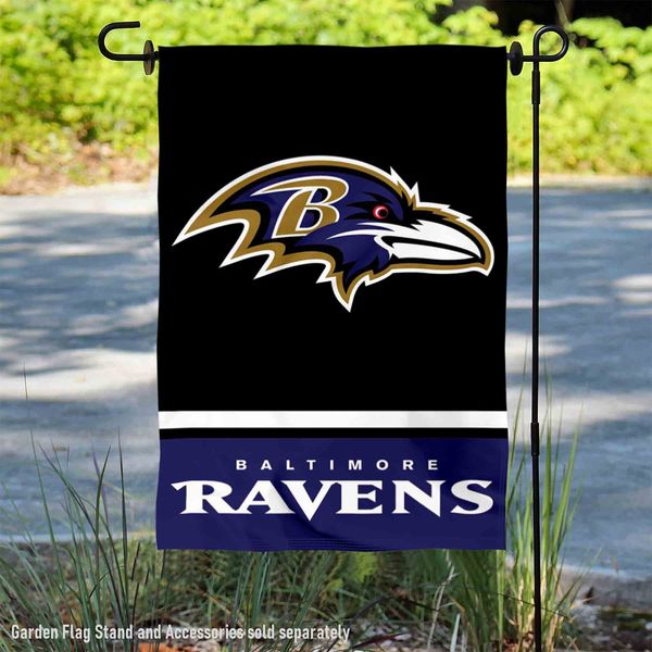 Baltimore Ravens Garden Flag and Yard Banner
