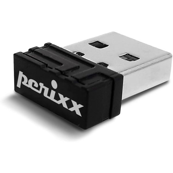 Perixx PERIMICE-819B Replacement Nano USB Receiver - Compatible with Both Black and White Models - Black