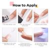 modelones Nail Glue for Press Ons, Clear Tips, Acrylic Nails, Need U V Light Cured, 15ML