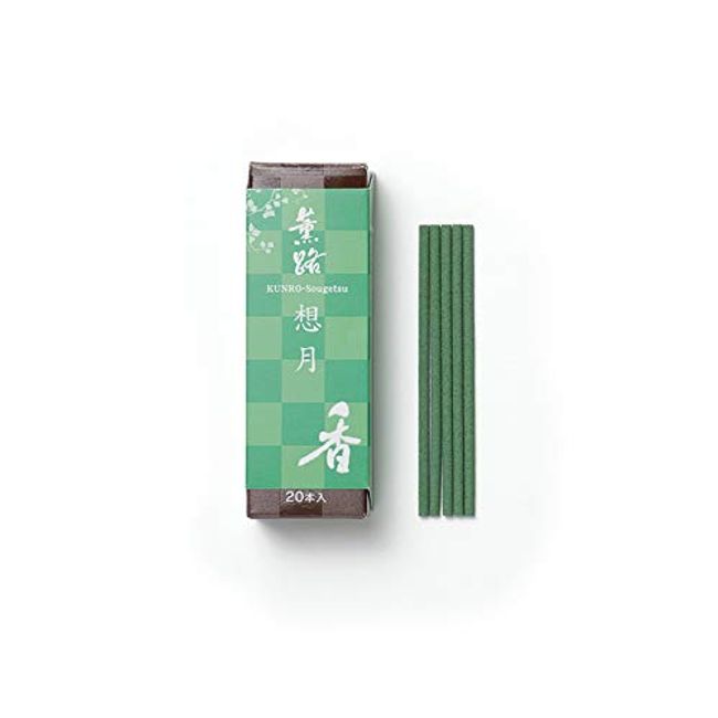 松栄 Hall Incense Kaoru Circuit Sou Moon Stick Notebook, Pack of 20