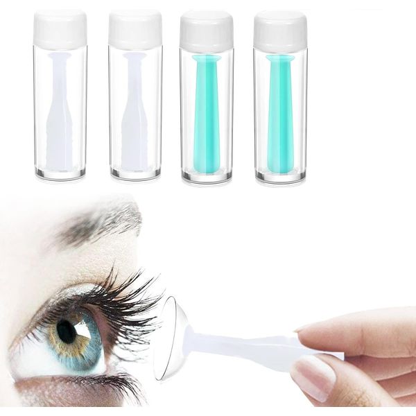 Contact Lenses, Set of 4, Removal, Care Stick, Soft Material, First Aid, First Aid, Attachment, Removal, Convenient Device