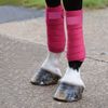 Saxon Coordinate Fleece Bandages 4 Pack Pink One Size