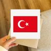 'Turkey Flag' Blank Greeting Card (GC00004189)