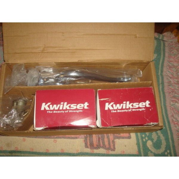 Kwikset Front Door Lock Handle set 1 Cylinder 800ADH LIP26 SMT