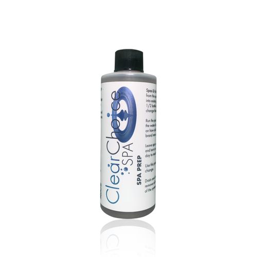 Clear Choice Spa Prep - Natural Non-Toxic Enzyme-Based Hot Tub & Spa Purging Agent - Removes Chemicals, Film Buildup, Metal & Mineral Buildup - Safe, Eco-Friendly Hot Tub Cleaner, 4 oz - 100% Natural