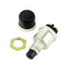 QWORK Engine Start Push Button Switch, 4 Pcs 12V 50A Momentary Start Switch for Car Truck Boat, Black Cap