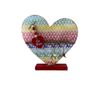AGD Valentines Decor - Valentines Decor - Be Mine Heart Table Sitter 12inch