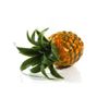 Artificial Medium Pineapple 7-in Plastic Decorative Fruit Yellow Pineapples Fake