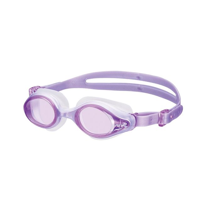 View V820SA Swimming Goggles, Made in Japan, Fitness, Women's, Adults, Equipped with Anti-Fog Function, SWIPE, UV Protection Lens, Lavender