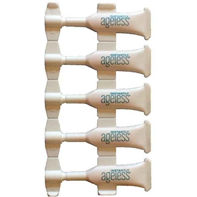 Instantly Ageless. 5 Vials x 0.6ml Of Powerful Anti Wrinkle Microcream. Revives The Skin And Minimizes The Appearance Of Fine Lines.