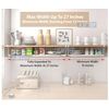 Expandable Under Shelf Organizer Basket – Space Saver for Kitchen/Closet