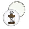 Poison Bottle - 77mm Round Compact Mirror