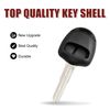 uxcell Key Case New 2 Button Uncut Key Remote Shell Replacement for Mitsubishi Outlander L200 Car