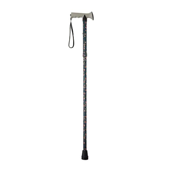 Comfort Grip Folding Walking Sticks (FLORAL)