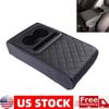 Car Center Console Armrest Pillow Memory Foam Armrest Box Cover with Cup Holder