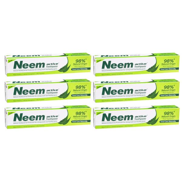 6 x NEEM Active Toothpaste 100g