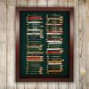 Eureka Golf Pencil Display Case | Holds 64 Round or Hexagonal Golf Pencils | Cherry Finish | Made in the USA