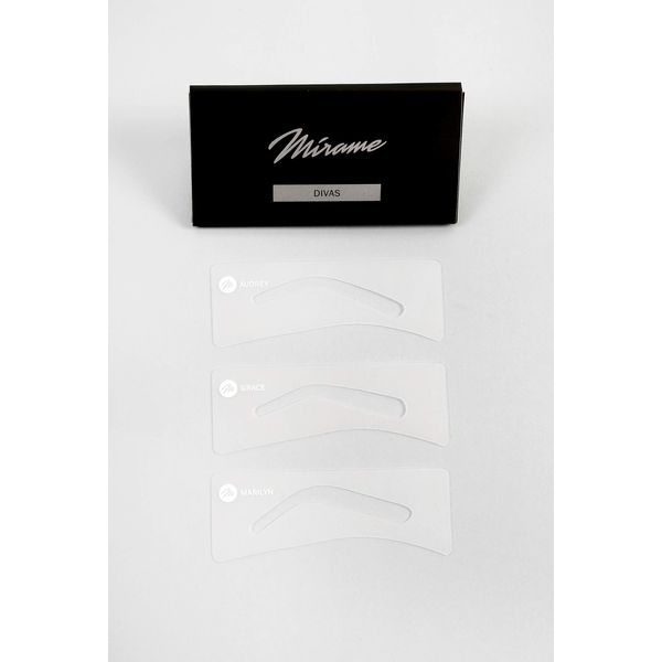 Mírame Lashes & Brows, Set and make-up set (stencil divas) - 3 pieces
