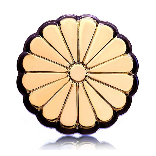 Don Flyee C0023 Chrysanthemum Flower Coat of Arms Chrysanthemum 168-fold Chrysanthemum Pin Badge Pin Butterfly Clutch Alloy