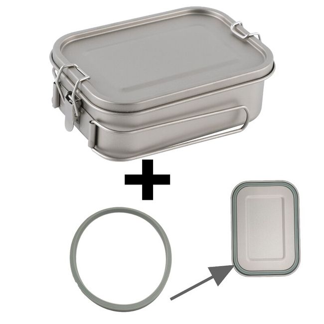 Compact Titanium Lunch Box for Outdoor Activities LeakProof 800ml Capacity