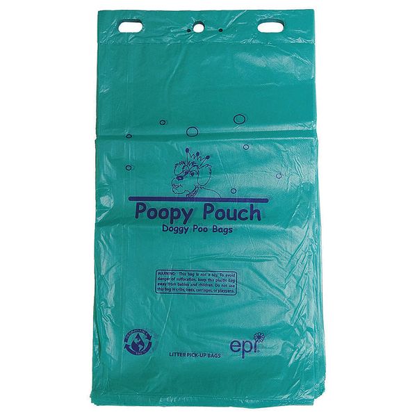 POOPY POUCH PP-H-200 Pet Waste Bag,1 gal.,PK12 32TL85