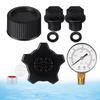 Pool Pressure Gauge Replace Parts Drain Cap Assembly Swimming Pool Filter