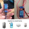 BuxiuGK 6 Pcs 5V Relay Module with Optocoupler, 1 Channel, High/Low Level Trigger, Expansion Board