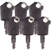 6x Key Replacement for CAT Caterpillar Dozer Backhoe Excavator Skid Steer Loader 5P8500